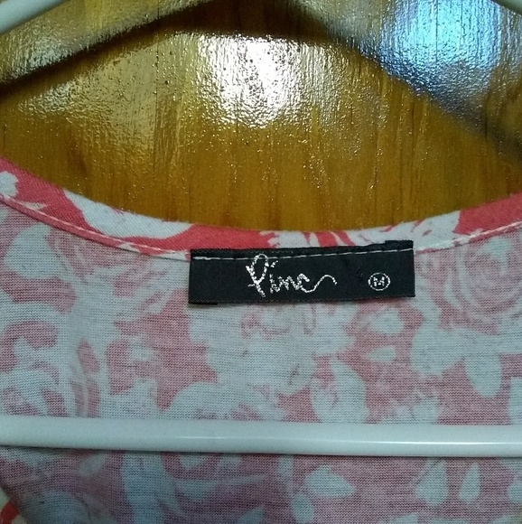 Pinc Rose tunic top size medium - Picture 3 of 6